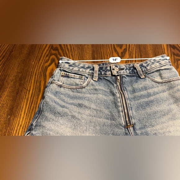 Abercrombie & Fitch Annie high-rise Jean shorts women’s 28 / 6 Cut off EUC boho - Picture 11 of 16